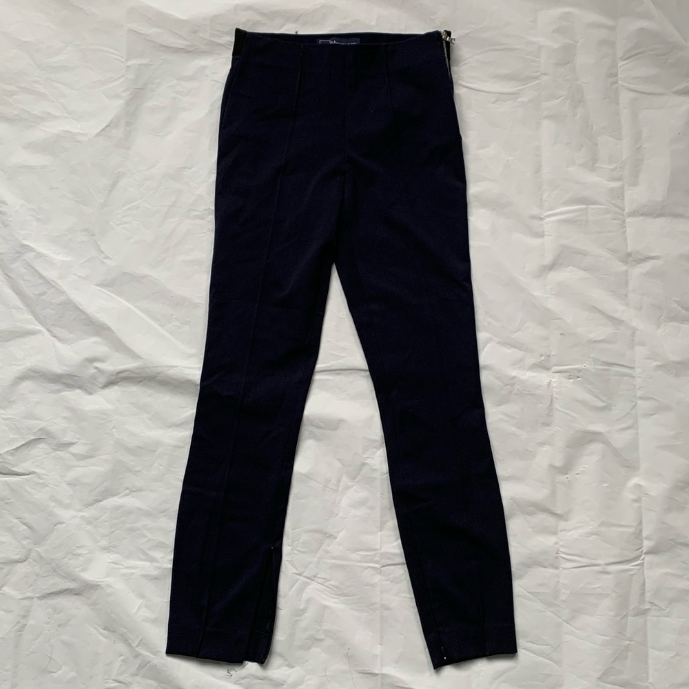 👖 GAP Navy Work Pants - 0R  Bi-Stretch Side Zip Skinny 👖